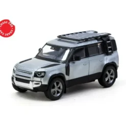 Land Rover Defender 110 - Gråmetallic - Tarmac Works - 1:64