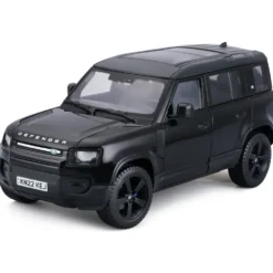 2022 Land Rover Defender 110 - Svart - Bburago - 1:24