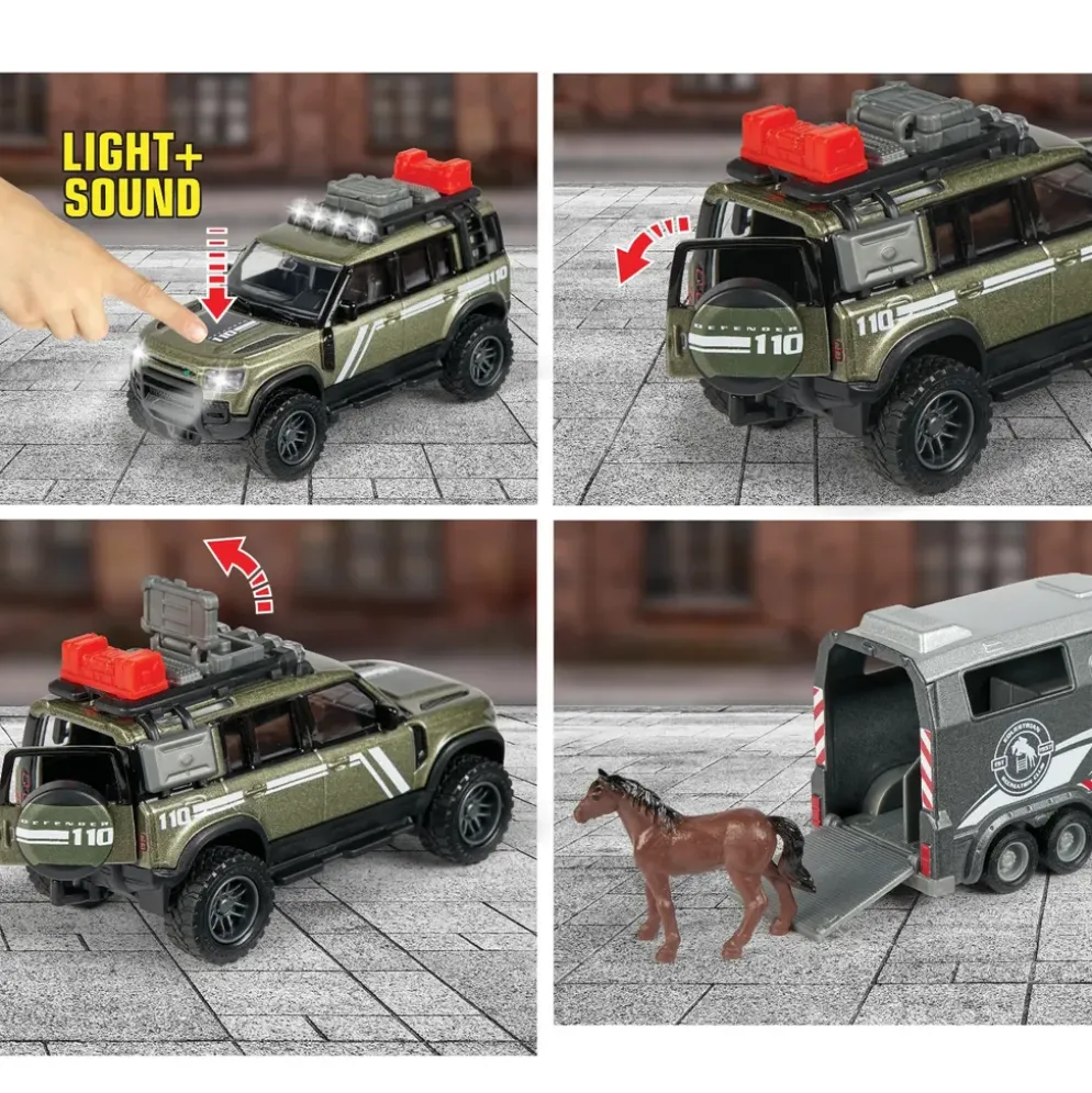 Land Rover Horse Carrier - Majorette Grand Series