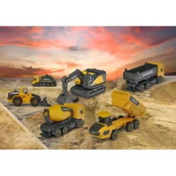 Lastbil, Hjullastare, Betongbil - Majorette Construction
