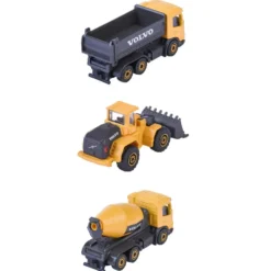 Lastbil, Hjullastare, Betongbil - Majorette Construction