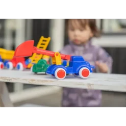Lastbil med skopa - Blå - Maxi - Viking Toys - 14 cm