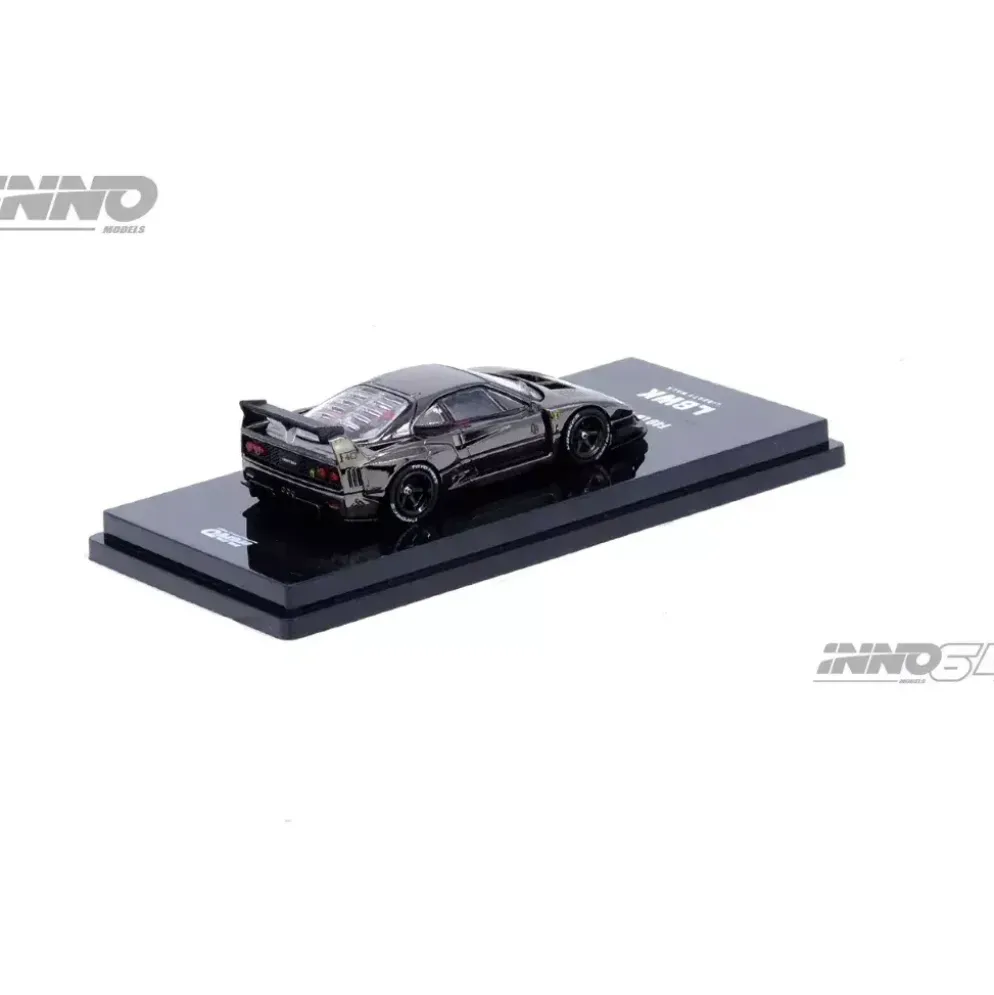 LBWK F40 Chrome Black - Ferrari - Inno64 - 1:64