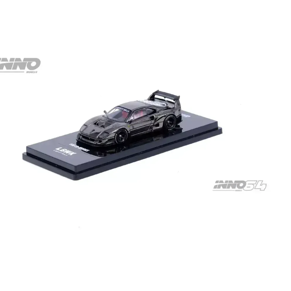 LBWK F40 Chrome Black - Ferrari - Inno64 - 1:64