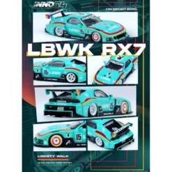 LBWK Mazda RX-7 FD3S LB-Super Silhouette - Inno64 - 1:64
