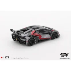 LB&WORKS Lamborghini Huracán GT RONIN - Grå - 1177 - Mini GT - 1:64