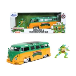 Leonardo & 1962 Volkswagen Bus - Turtles - Jada Toys - 1:24