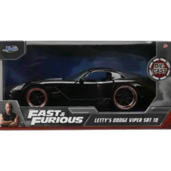 Letty's Dodge Viper SRT-10 - Svart - Fast & Furious - Jada