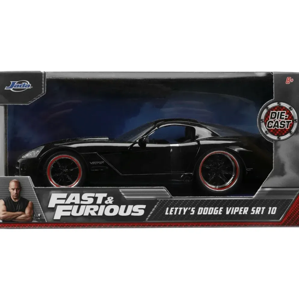 Letty's Dodge Viper SRT-10 - Svart - Fast & Furious - Jada