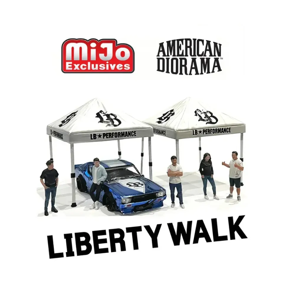 Liberty Walk - 5 figurer - American Diorama / MiJo - 1:64