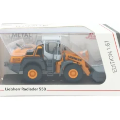 Liebherr Radlader 550 - Hjullastare - Gul/Grå - Schuco - 1:87