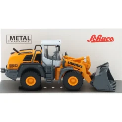 Liebherr Radlader 550 - Hjullastare - Gul/Grå - Schuco - 1:87