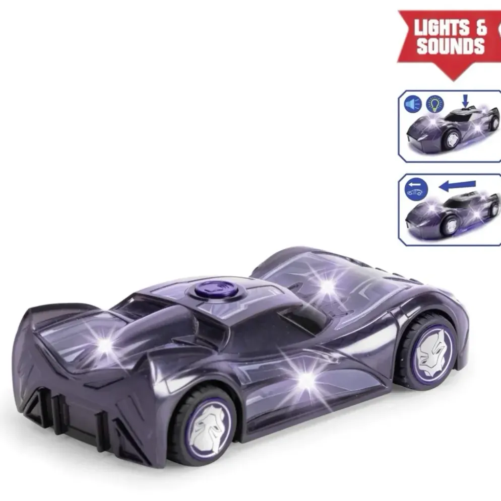 Light Hero Black Panther - Ljud och Ljus - Jada - 15 cm