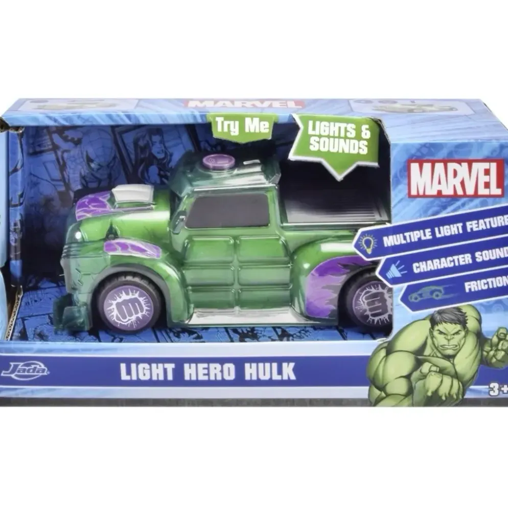 Light Hero Hulk - Ljud och Ljus - Jada - 15 cm