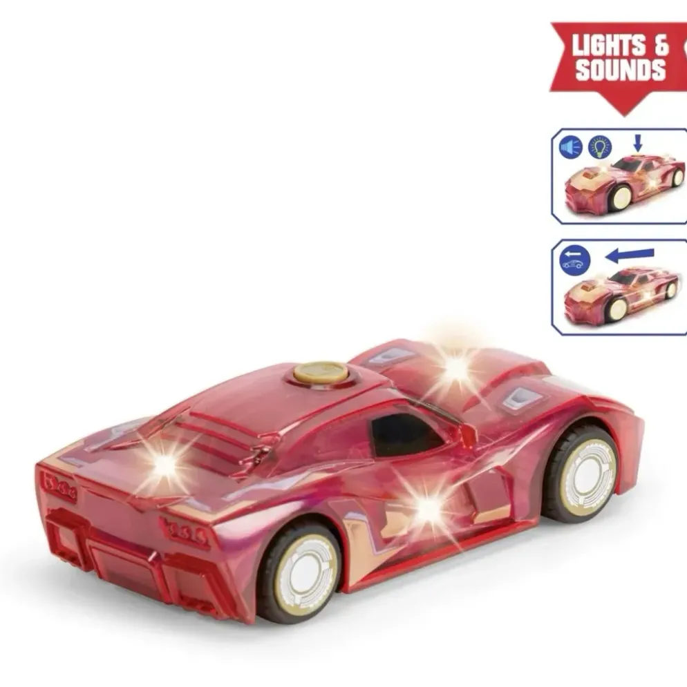 Light Hero Iron Man - Ljud och Ljus - Jada - 15 cm