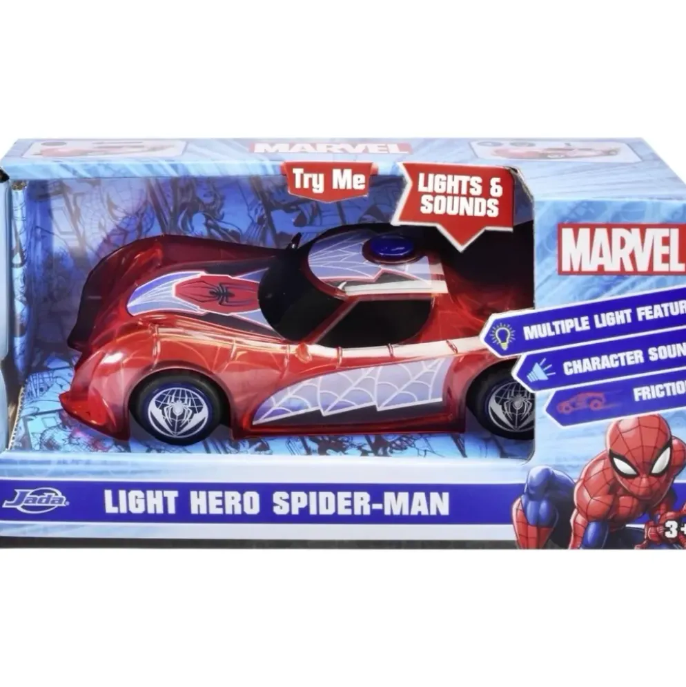 Light Hero Spider-Man - Ljud och Ljus - Jada - 15 cm