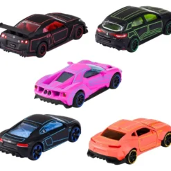 Light Racer Giftpack - 5-pack med leksaksbilar - Majorette