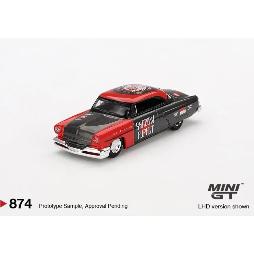 Lincoln Capri Hot Rod 1954 - Shadow Puppet - Mini GT - 1:64