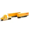 Långtradare DHL - Dragbil med 2 trailers - Siku - 1:87