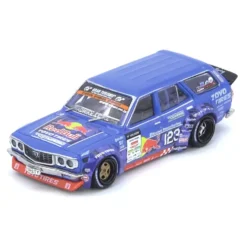 Mad Mike 1976 Mazda RX3 Station Wagon - Blå - Inno Models - 1:64