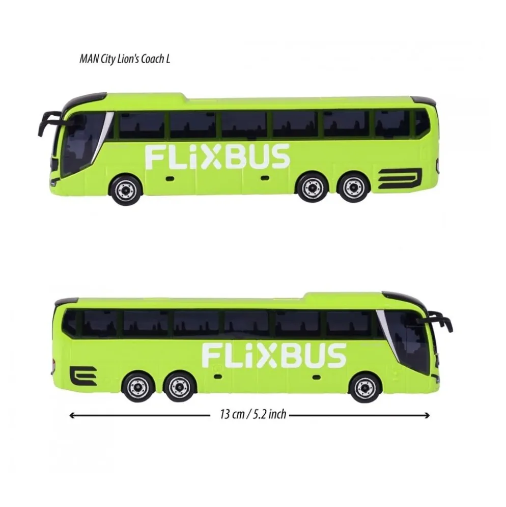 MAN City Lion's Coach L - FlixBus - Grön - Buss - Majorette