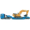 MAN Dragbil + Trailer med Liebherr Grävmaskin - 1847 - Siku
