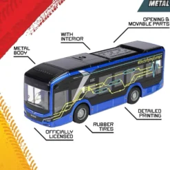 MAN Lion's City 10 E - Elektrisk Stadsbuss - Majorette - 22 cm