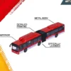 MAN Lion's City G - Röd - Buss - Majorette - 18 cm