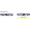 MAN Lion's City G - Silver - Buss - Majorette - 18 cm