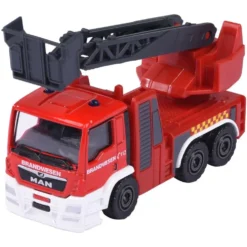 MAN TGS - Dansk brandbil (stegbil) - S.O.S. Cars - Majorette