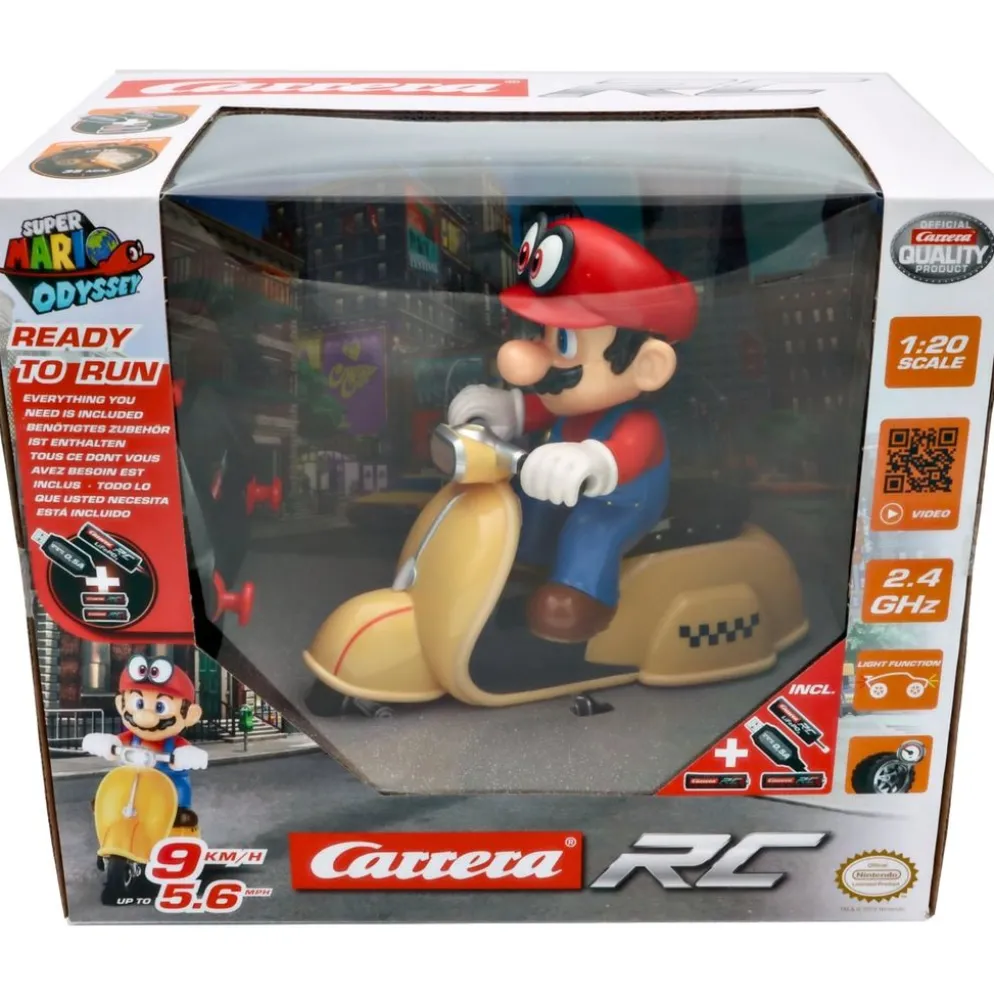 Mario - Super Mario Odyssey - R/C Scooter - Carrera - 20 cm