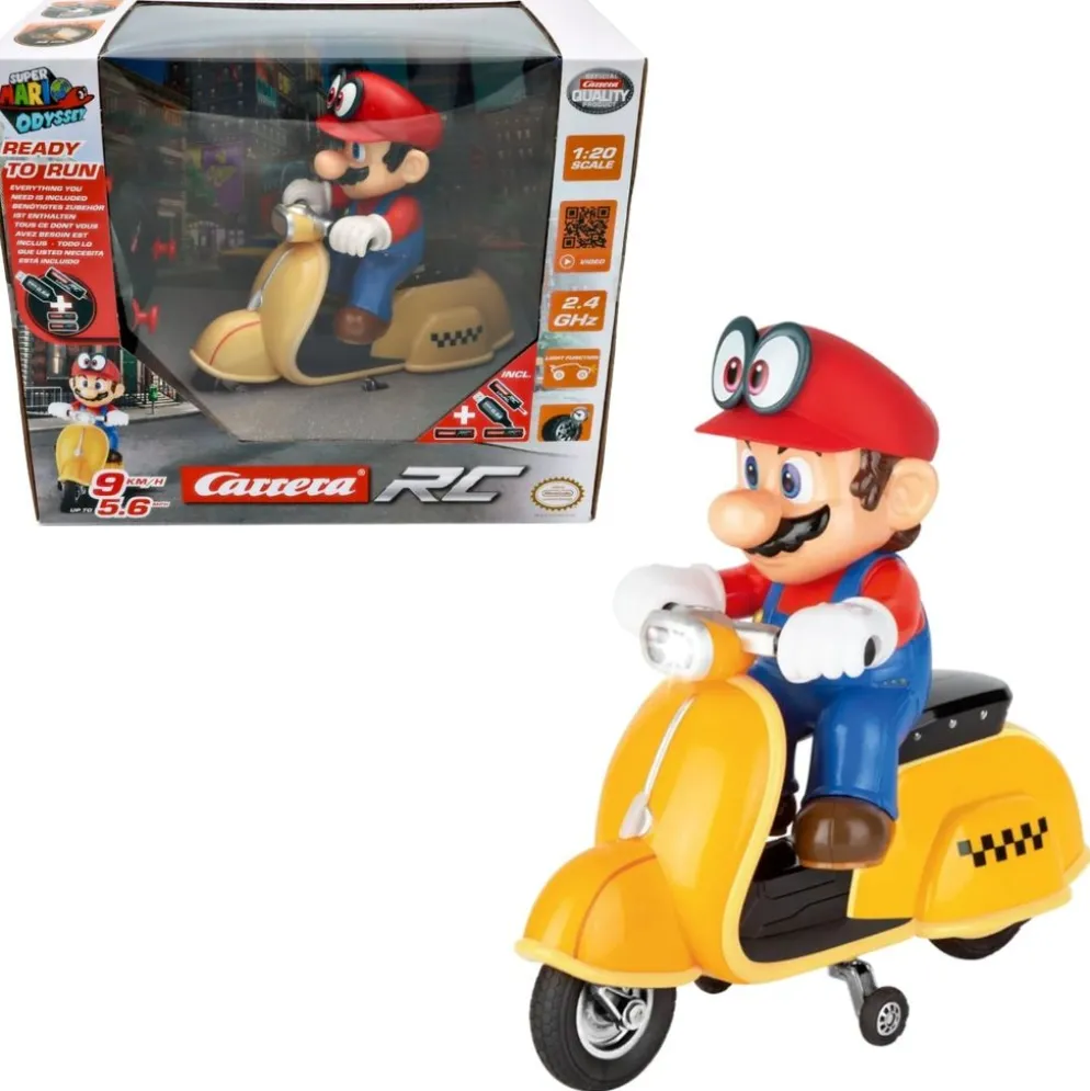 Mario - Super Mario Odyssey - R/C Scooter - Carrera - 20 cm