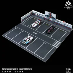 Martini Racing - Parkering Diorama - LED-belysning - 1:64