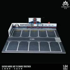 Martini Racing - Parkering Diorama - LED-belysning - 1:64