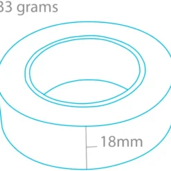 Maskeringstejp - 18 mm x 18 meter - PMA1018 - Model Craft