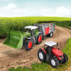Massey Ferguson + Fendt + Vagn - Farm Set - Dickie Toys