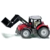 Massey Ferguson med Frontlastare - 1484 - Siku - 8 cm