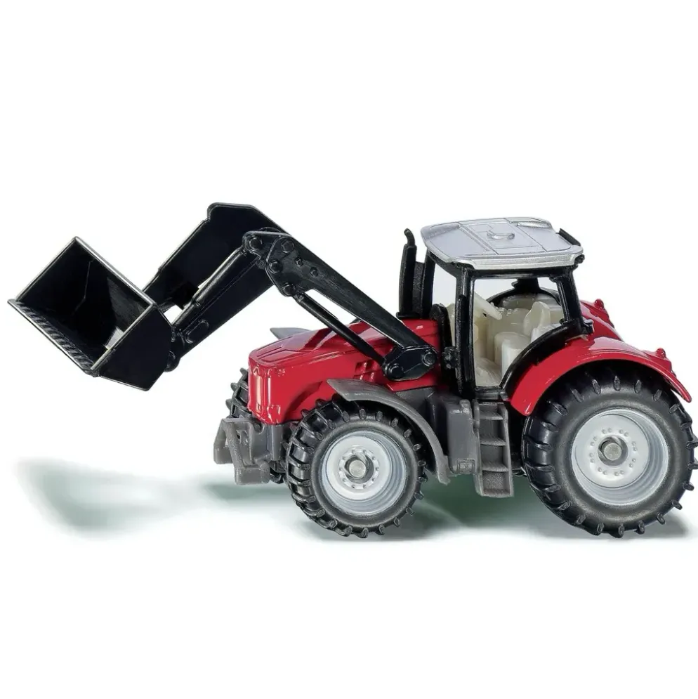 Massey Ferguson med Frontlastare - 1484 - Siku - 8 cm