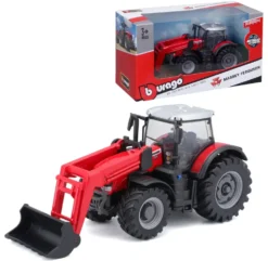 Massey Ferguson 8740S - Traktor - Bburago - 10 cm