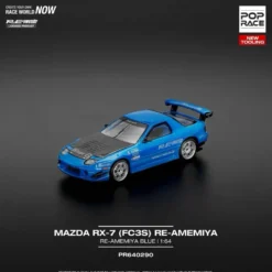 Mazda RX-7 (FC3S) RE Amemiya - Blå - 290 - Pop Race - 1:64
