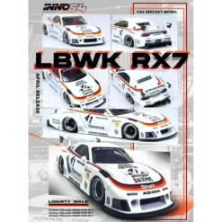 Mazda RX7 (FD3S) LB-Super Silhouette - Inno64 - 1:64