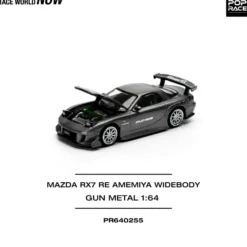 Mazda RX-7 RE Amemiya - Gun Metal - 255 - Pop Race