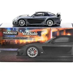 Mazda RX-7 VeilSide Fortune7 - Grå - Tarmac Works - 1:64