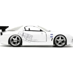 1993 Mazda RX-7 - Vit - Fast & Furious - Jada - 13 cm
