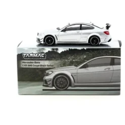 MB C 63 AMG Coupé Black Series - Silver - Tarmac - 1:64