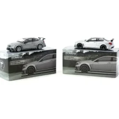 MB C 63 AMG Coupé Black Series - Silver - Tarmac - 1:64