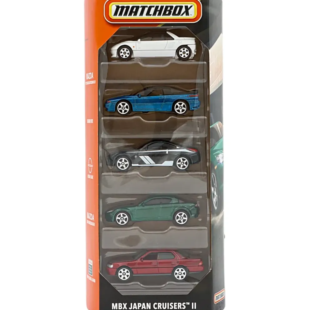 MBX Japan Cruisers II - 5-pack med japanska bilar - Matchbox