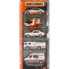 MBX Rescue V - 5-pack leksaksbilar - Matchbox