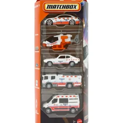 MBX Rescue V - 5-pack leksaksbilar - Matchbox