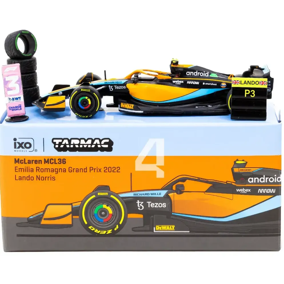 McLaren MCL36 Lando Norris - Emilia-Romagna - Tarmac - 1:64